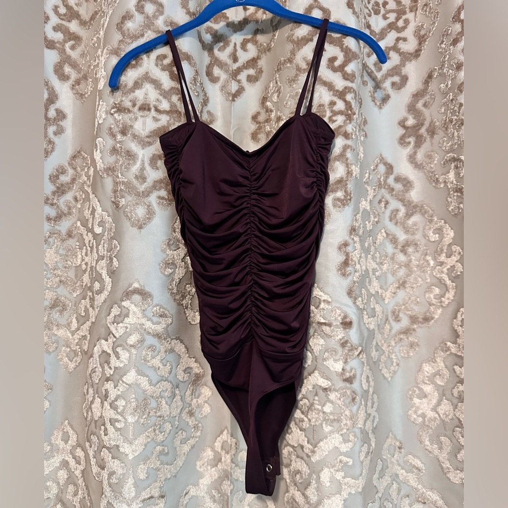 Express plum sweetheart bodysuit